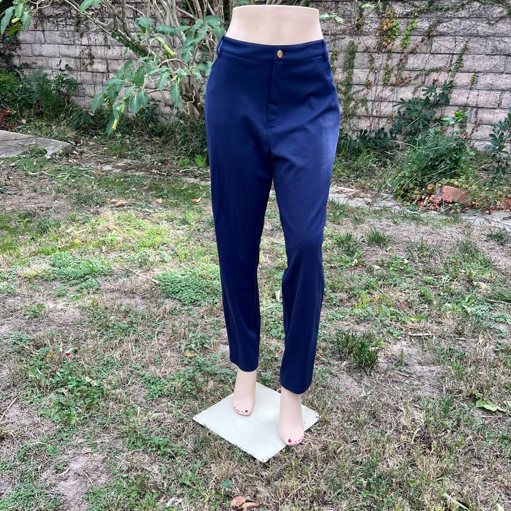 Michael Kors Basics True Navy knit pants